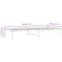 Estructura de cama de metal blanca 90x190 cm de vidaXL, Camas y somieres - Ref: Foro24-350905, Precio: 77,85 €, Descuento: %