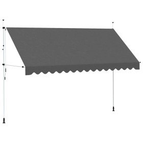 Toldo retráctil de operación manual antracita 400 cm en Toldos | Comprar online en Foru.es