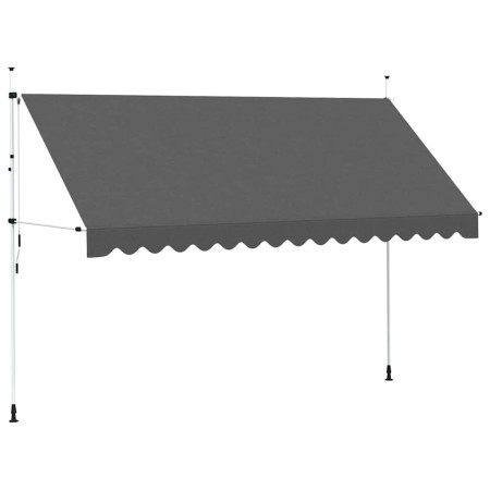 Toldo retráctil de operación manual antracita 400 cm en Toldos | Comprar online en Foru.es
