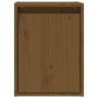 Armario de pared madera maciza de pino marrón miel 30x30x40 cm en Estanterías | Comprar online en Foru.es