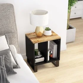 Solid mango and technological wood side table 40x31x46 cm by vidaXL, Nightstands - Ref: Foro24-350644, Price: 36,57 €, Discou...