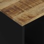 Mesa auxiliar madera maciza mango y tecnológica 40x31x46 cm de vidaXL, Mesitas de noche - Ref: Foro24-350644, Precio: 36,91 €...