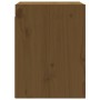 Armario de pared 2 uds madera de pino marrón miel 30x30x40 cm en Estanterías | Comprar online en Foru.es