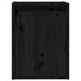 Armario de pared 2 uds madera maciza de pino negro 30x30x40 cm en Estanterías | Comprar online en Foru.es