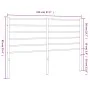 Cabecero de metal negro 140 cm de vidaXL, Cabeceros y pies de cama - Ref: Foro24-352352, Precio: 30,92 €, Descuento: %