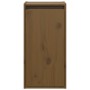 Armario de pared 2 uds madera de pino marrón miel 30x30x60 cm en Estanterías | Comprar online en Foru.es