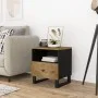 Solid mango wood and plywood nightstand by vidaXL, Nightstands - Ref: Foro24-350654, Price: 80,73 €, Discount: %