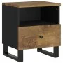 Solid mango wood and plywood nightstand by vidaXL, Nightstands - Ref: Foro24-350654, Price: 80,73 €, Discount: %