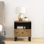 Solid mango wood and plywood nightstand by vidaXL, Nightstands - Ref: Foro24-350654, Price: 80,73 €, Discount: %