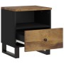 Mesita de noche madera maciza mango y madera contrachapada de vidaXL, Mesitas de noche - Ref: Foro24-350654, Precio: 82,22 €,...
