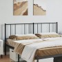 Cabecero de metal negro 200 cm de vidaXL, Cabeceros y pies de cama - Ref: Foro24-352518, Precio: 29,96 €, Descuento: %