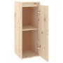 Armario de pared 2 uds madera maciza de pino 30x30x80 cm en Estanterías | Comprar online en Foru.es