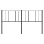 Cabecero de metal negro 200 cm de vidaXL, Cabeceros y pies de cama - Ref: Foro24-352518, Precio: 29,96 €, Descuento: %