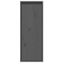 Armario de pared de madera maciza de pino gris 30x30x80 cm en Estanterías | Comprar online en Foru.es