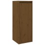 Armario de pared 2 uds madera de pino marrón miel 30x30x80 cm en Estanterías | Comprar online en Foru.es