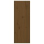Armario de pared 2 uds madera de pino marrón miel 30x30x80 cm en Estanterías | Comprar online en Foru.es