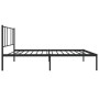 Estructura de cama con cabecero metal negro 100x190 cm de vidaXL, Camas y somieres - Ref: Foro24-352474, Precio: 67,06 €, Des...
