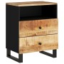Mesita de noche madera mango madera contrachapada 50x33x62 cm de vidaXL, Mesitas de noche - Ref: Foro24-350664, Precio: 125,0...