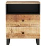 Mesita de noche madera mango madera contrachapada 50x33x62 cm de vidaXL, Mesitas de noche - Ref: Foro24-350664, Precio: 125,0...