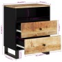 Mesita de noche madera mango madera contrachapada 50x33x62 cm de vidaXL, Mesitas de noche - Ref: Foro24-350664, Precio: 125,0...