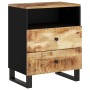 Mesita de noche madera mango madera contrachapada 50x33x62 cm de vidaXL, Mesitas de noche - Ref: Foro24-350664, Precio: 125,0...