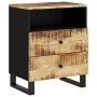Mesita de noche madera mango madera contrachapada 50x33x62 cm de vidaXL, Mesitas de noche - Ref: Foro24-350664, Precio: 125,0...