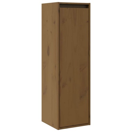 Armario de pared madera maciza de pino marrón miel 30x30x100 cm en Estanterías | Comprar online en Foru.es