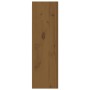 Armario de pared madera maciza de pino marrón miel 30x30x100 cm en Estanterías | Comprar online en Foru.es