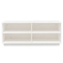 Armario zapatero de madera maciza de pino blanco 110x34x45 cm en Zapateros y organizadores de calzado | Comprar online en Foru.e