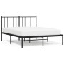 Estructura de cama con cabecero metal negro 120x200 cm de vidaXL, Camas y somieres - Ref: Foro24-352478, Precio: 88,34 €, Des...
