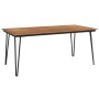 Mesa de jardín con patas en U madera maciza acacia 180x90x75 cm de vidaXL, Mesas de jardín - Ref: Foro24-319521, Precio: 220,...