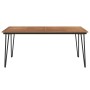 Mesa de jardín con patas en U madera maciza acacia 180x90x75 cm de vidaXL, Mesas de jardín - Ref: Foro24-319521, Precio: 220,...