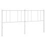 Cabecero de metal blanco 193 cm de vidaXL, Cabeceros y pies de cama - Ref: Foro24-352566, Precio: 23,60 €, Descuento: %