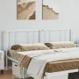 Cabecero de metal blanco 193 cm de vidaXL, Cabeceros y pies de cama - Ref: Foro24-352566, Precio: 23,32 €, Descuento: %