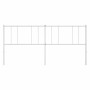 Cabecero de metal blanco 193 cm de vidaXL, Cabeceros y pies de cama - Ref: Foro24-352566, Precio: 23,60 €, Descuento: %