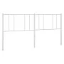 Cabecero de metal blanco 193 cm de vidaXL, Cabeceros y pies de cama - Ref: Foro24-352566, Precio: 23,32 €, Descuento: %