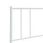 Cabecero de metal blanco 193 cm de vidaXL, Cabeceros y pies de cama - Ref: Foro24-352566, Precio: 23,60 €, Descuento: %
