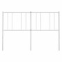 Cabecero de metal blanco 160 cm de vidaXL, Cabeceros y pies de cama - Ref: Foro24-352564, Precio: 28,99 €, Descuento: %