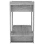 Estantería/divisor de espacios gris Sonoma 80x30x51 cm en Librerías y estanterías | Comprar online en Foru.es