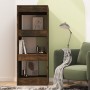 Estantería/divisor madera ingeniería roble ahumado 40x30x103 cm en Librerías y estanterías | Comprar online en Foru.es