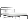 Estructura de cama con cabecero metal negro 183x213 cm de vidaXL, Camas y somieres - Ref: Foro24-352583, Precio: 125,82 €, De...