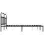 Estructura de cama con cabecero metal negro 183x213 cm de vidaXL, Camas y somieres - Ref: Foro24-352583, Precio: 125,82 €, De...