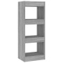 Estantería/divisor madera ingeniería gris Sonoma 40x30x103 cm en Librerías y estanterías | Comprar online en Foru.es