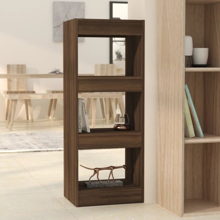 Estantería/divisor madera ingeniería marrón roble 40x30x103 cm en Librerías y estanterías | Comprar online en Foru.es