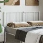 Cabecero de metal blanco 120 cm de vidaXL, Cabeceros y pies de cama - Ref: Foro24-352560, Precio: 27,58 €, Descuento: %
