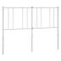 Cabecero de metal blanco 120 cm de vidaXL, Cabeceros y pies de cama - Ref: Foro24-352560, Precio: 28,01 €, Descuento: %
