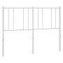 Cabecero de metal blanco 120 cm de vidaXL, Cabeceros y pies de cama - Ref: Foro24-352560, Precio: 28,01 €, Descuento: %