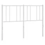 Cabecero de metal blanco 120 cm de vidaXL, Cabeceros y pies de cama - Ref: Foro24-352560, Precio: 27,58 €, Descuento: %