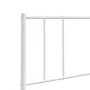 Cabecero de metal blanco 120 cm de vidaXL, Cabeceros y pies de cama - Ref: Foro24-352560, Precio: 27,58 €, Descuento: %