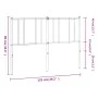 Cabecero de metal blanco 120 cm de vidaXL, Cabeceros y pies de cama - Ref: Foro24-352560, Precio: 27,58 €, Descuento: %